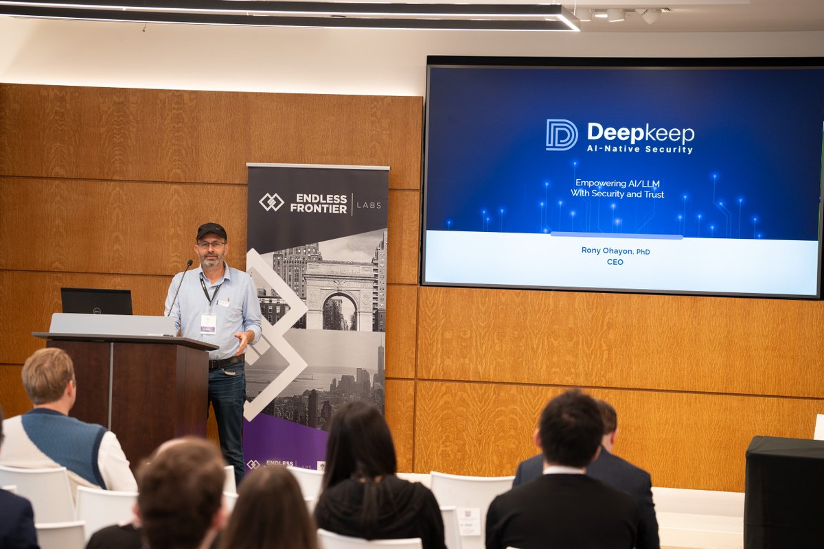 DeepKeep (@dk_trism) on Twitter photo Our <a href="/EFrontierLabs/">Endless Frontier Labs</a> #accelerator has ended and we want to thank its mentors for all the advice. A special thanks to <a href="/DieganeDi/">DiDi Dione</a>, <a href="/afeldstein/">Andy Feldstein</a> & <a href="/erniebio/">Ernie Bio</a>. We proudly recommend the #EFL program to those considering it for next year endlessfrontierlabs.com/apply/. Our <a href="/EFrontierLabs/">Endless Frontier Labs</a> #accelerator has ended and we want to thank its mentors for all the advice. A special thanks to <a href="/DieganeDi/">DiDi Dione</a>, <a href="/afeldstein/">Andy Feldstein</a> & <a href="/erniebio/">Ernie Bio</a>. We proudly recommend the #EFL program to those considering it for next year endlessfrontierlabs.com/apply/.