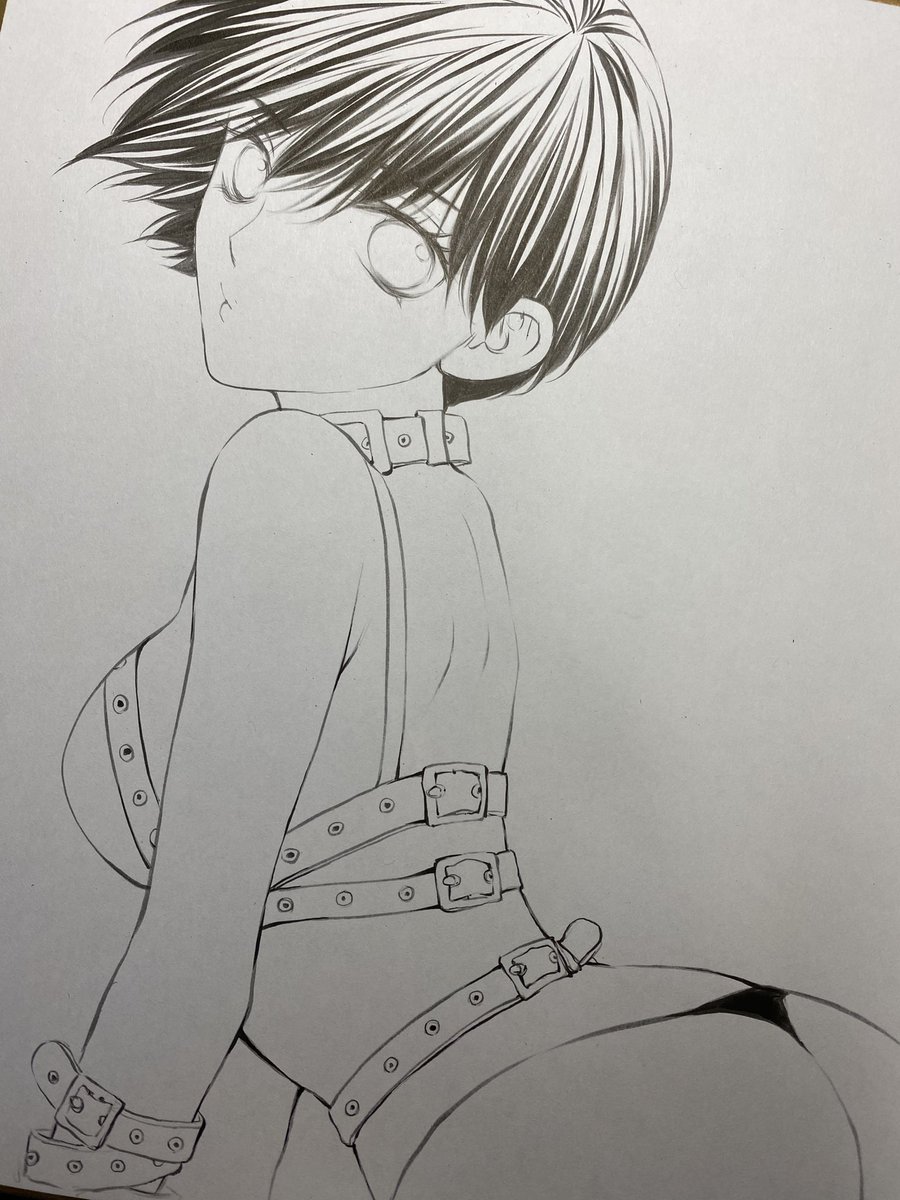 これから色塗ります 
