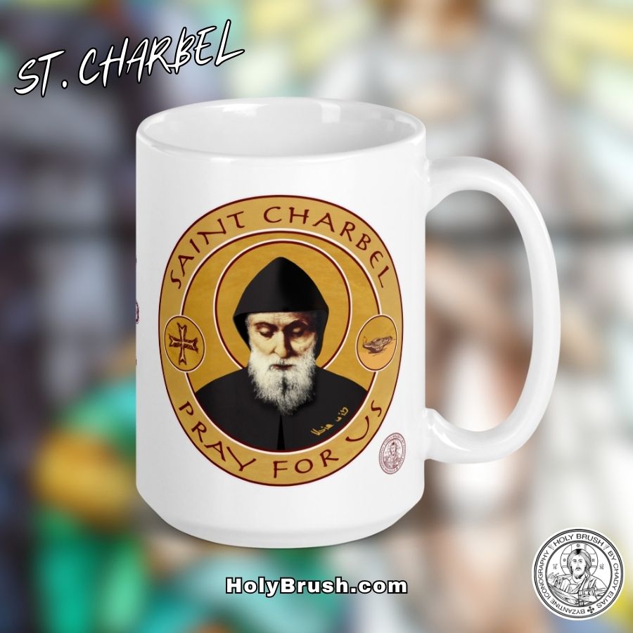 Catholic Saints #StMaroun #MarMaroun #StCharbel #SaintCharbel #MarCharbel #SaintRafqa #lebanesesaints #lebanon #maronite #Mug #CoffeMug & #teamug #Mugs #catholicsaints #byzantineicon #byzantineiconography etsy.com/shop/HolyBrush #christianmugs #Holybrush #ChadyELias