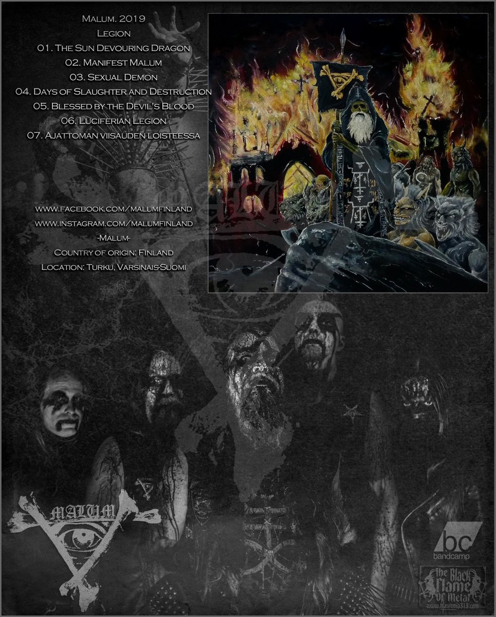 Malum. 2019 / Legion
blasfemia313.blogspot.com/2024/05/malum-…
#BlackMetal #BlackMetalRaw #BlackMetalBlasphemy #BlackMetalSatanism #blackdeathmetal #deathmetal #extrememetal #metal #metalmusic #BrutalDeathMetal #blasfemia313 #TheBlackFlameOfMetal