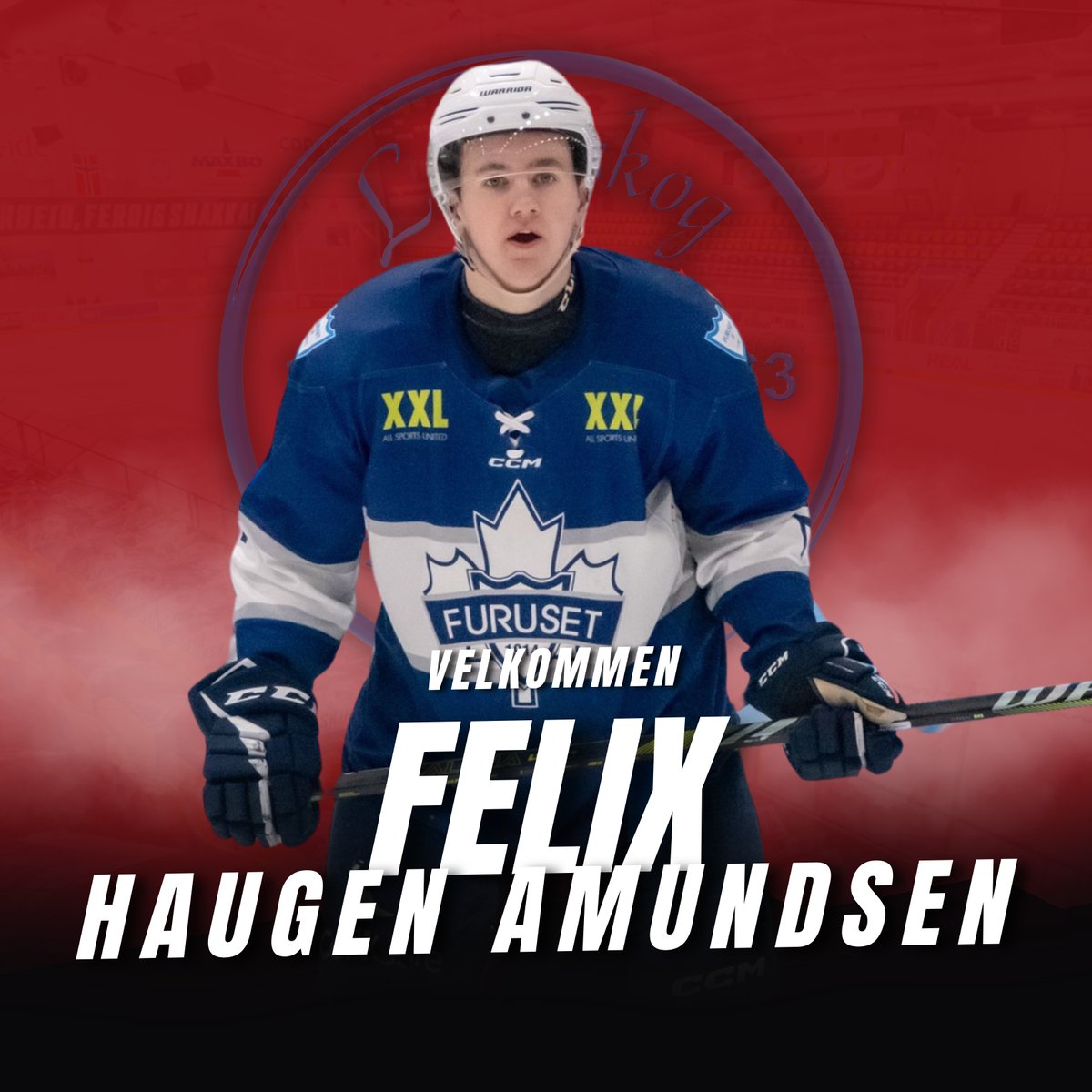 Felix Haugen Amundsen (19) klar for Lørenskog✍️

Den unge backen som opprinnelig er fra Manglerud avsluttet forrige sesong i Furuset og Grüner hvor han spilte godt og leverte bra med poeng🤩

Vi ønsker Felix velkommen til Lørenskog og gleder oss til å følge utviklingen videre👊