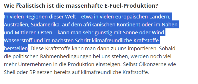 @christophploss Ploß, wie oft willst du dich noch blamieren mit Inkompetenz?

HVO100 oder Syn-Fuels gibt es nicht genug. 
Die weltweiten Kapazitäten bis 2030 reichen nicht einmal aus für 10% des deutschen PKW-BEDARFES. 

Kein E-Auto fährt nur mit Braunkohlestrom, wie absurd sollen deine Lügen