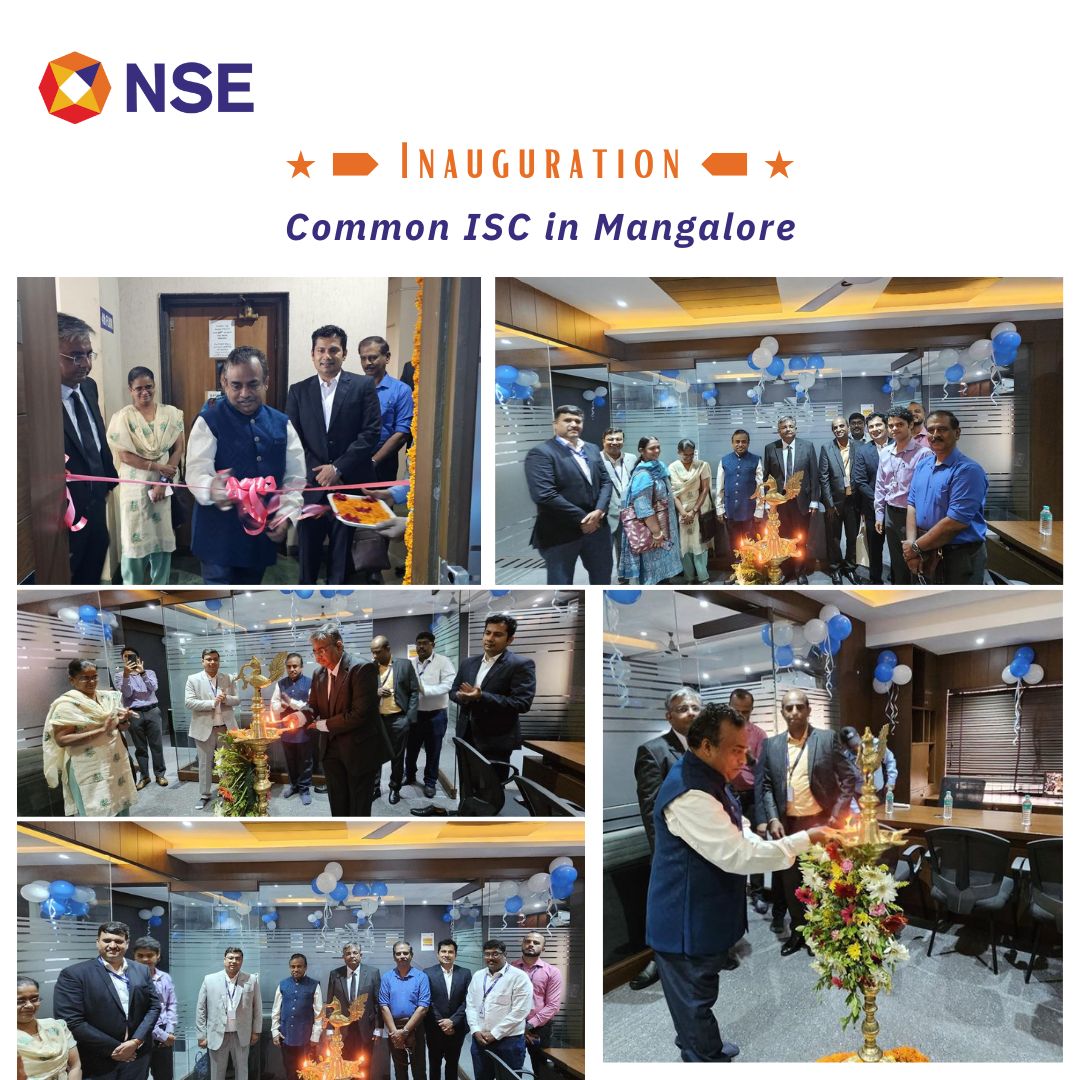 Inauguration of the Common Investor Service Centre in Mangalore inaugurated by Shri S V Murali Dhar Rao, Executive Director - SEBI , Smt. Gomathi S, DGM - SEBI, Shri A H Ravi Kumar, AGM – SEBI and Smt. S. Sumathi, AGM - SEBI, in the presence of Shri. Ankit Sharma, Chief