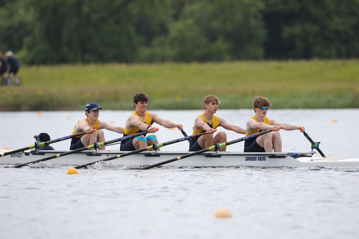 A strong race for the J15 quad who have qualified for the D final this afternoon at 16.29. Well done! <a href="/SportBryanston/">Bryanston Sport</a> <a href="/BryanstonSchool/">Bryanston School</a>