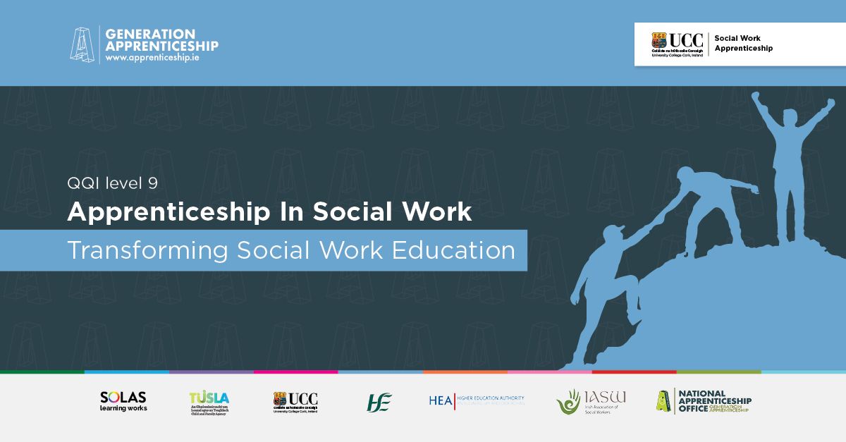 UCC Ireland (@ucc) on Twitter photo Transforming Social Work Education
Applications are now open for a new Apprenticeship in Social Work which gives candidates the opportunity to gain on-the-job experience while earning a salary.
ucc.ie/en/apprentices…
<a href="/DeptofFHed/">Department of Further and Higher Education</a> <a href="/tusla/">Tusla - Child and Family Agency</a> <a href="/HSELive/">HSE Ireland</a> Transforming Social Work Education
Applications are now open for a new Apprenticeship in Social Work which gives candidates the opportunity to gain on-the-job experience while earning a salary.
ucc.ie/en/apprentices…
<a href="/DeptofFHed/">Department of Further and Higher Education</a> <a href="/tusla/">Tusla - Child and Family Agency</a> <a href="/HSELive/">HSE Ireland</a>
