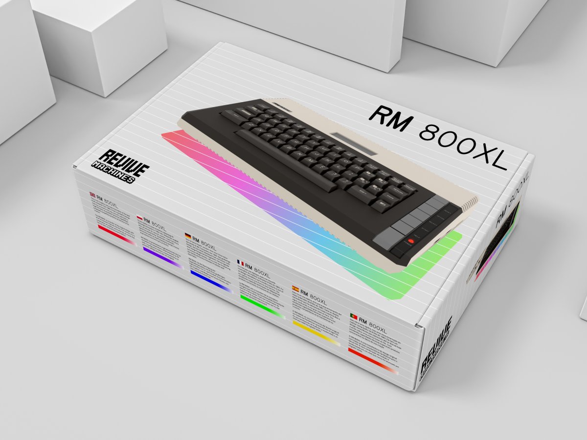 Box design for the RM 800XL. #retrogames #retrogaming #demoscene #Atari #8bit #Atari8bit #Commodore #Sinclair #Amstrad #VIC20 #ZXSpectrum #VIC20 #C64 #CPC #MSX #C16 #RetroConsoles