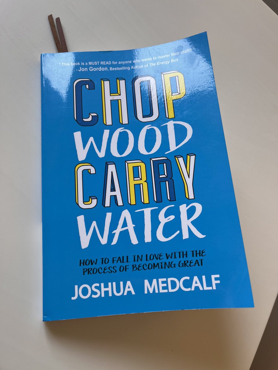 Thanks for book recommendation @MetaAthletes! I am a quarter of the way through it and great lessons in every chapter. @JoshuaMedcalf