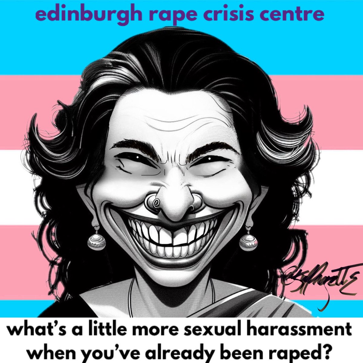 Thought I would try to help the Edinburgh Rape Crisis Centre with their “rebranding” today. #ERCC #MridulWadhwa