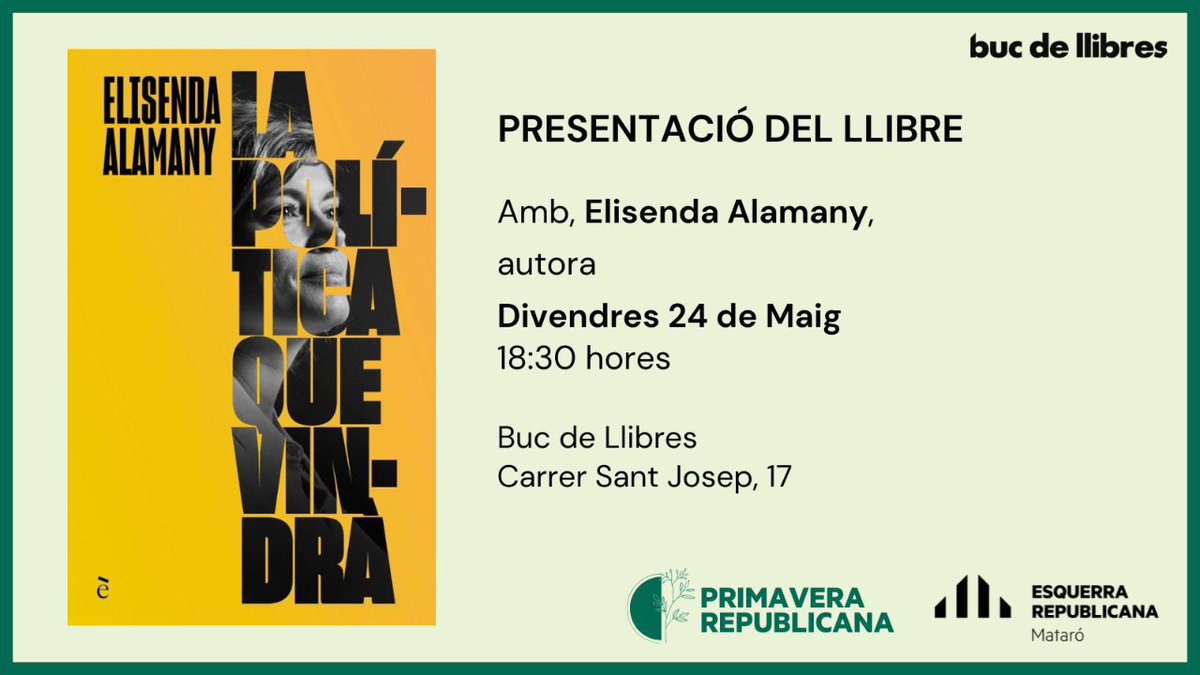 Fins aquest vespre a <a href="/bucdellibres/">Buc de Llibres</a>. Amb ganes de conèixer aquesta llibreria de #Mataró i passar-hi una bona estona de divendres ❤️