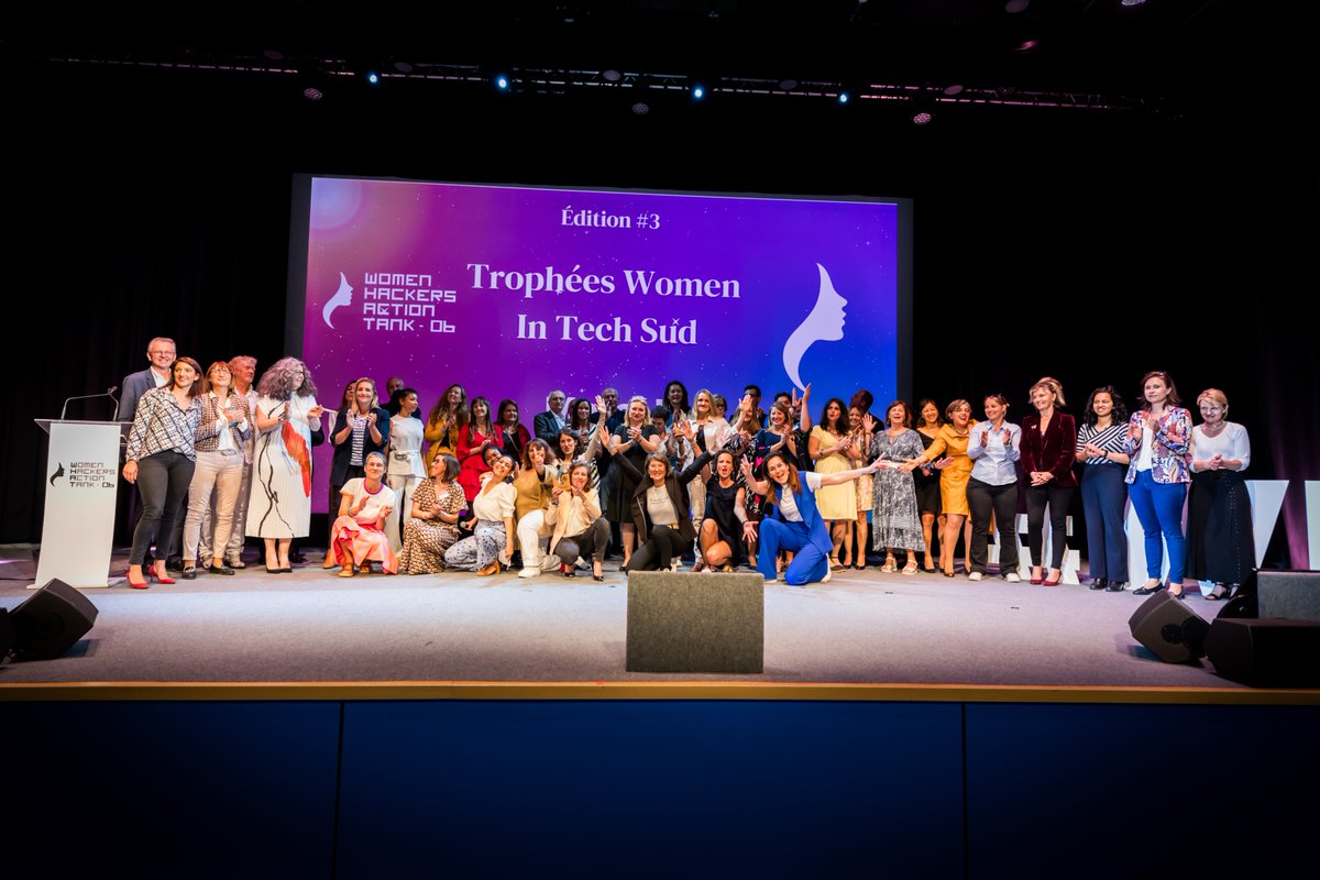 WhatHackers's tweet image. 🏆 Retour sur la soirée des Trophées Women In Tech Sud #3

 👏🏼 Bravo aux gagnantes 

🥇 Chercheuse : Virginia D&apos;AURIA
🥇 Salariée : Olga Gerber
🥇 Startupeuse @Brhieralexandr2 

Bravo @DavidSimplot pour être un ambassadeur WHAT06 hors pair 🎖️
