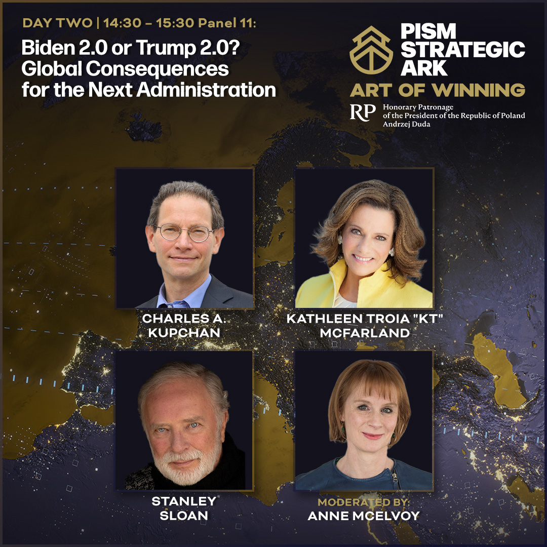 Strategic_Ark's tweet image. All of the panels are exciting, but that one will be particular interesting:
Biden 2.0 or Trump 2.0? Global Consequences for the Next Administration