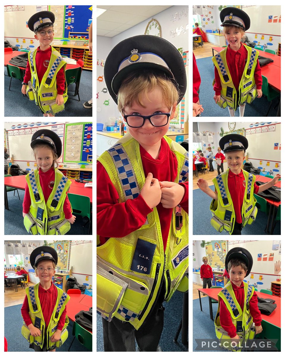 YGCwmbran's tweet image. #DosbMariJones Diolch i un o’n rhieni, am ddod i siarad gyda’r plant am ei swydd fel Swyddog Cymorth Cymunedol yr Heddlu. @gwentpolice👮🏼‍♂️/ Thank you to one of our parents, for coming to speak to the children about his job as a Community Support Officer. #Menterygc