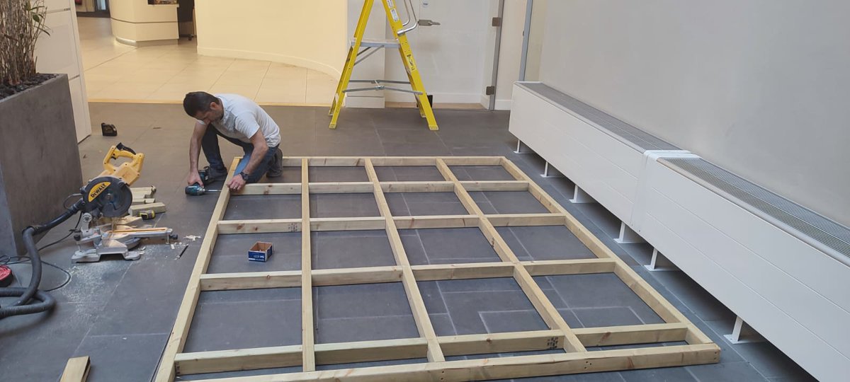 CreateSpaceLdn's tweet image. Work at Hammersmith has started. Entrance wall and 3 new studios are being built.
Come and check our available private and shared studios, and our coworking spaces.