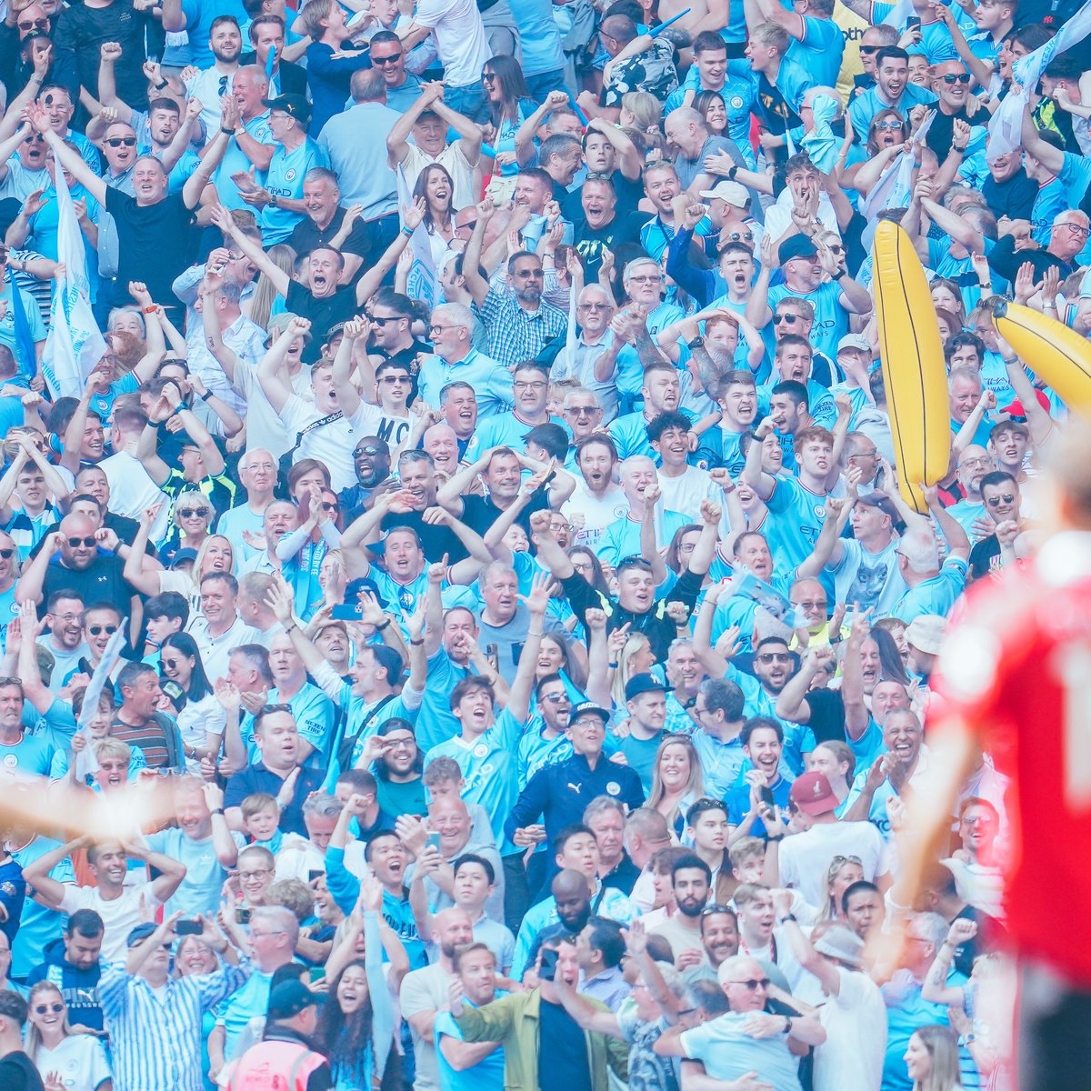 PEP 💬 The fact we can do back to back doubles of course it's important... FA Cup for itself is the FA Cup. Wembley, our fans going to London. Players know it’s the last game of season, the last effort. I’ve been impressed with how good we trained after a few days off. The people