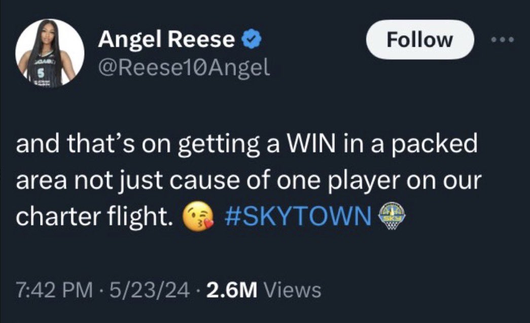 Incredibly disheartening to see Angel Reese attack Caitlin Clark like this. Just entirely baseless and distasteful. The tweet screams jealousy and insecurity. Although, Caitlin Clark probably deserved this given she has white, straight, pretty & tall-privilege. Right, @sunny?