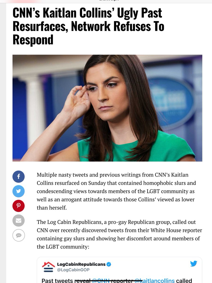 @kaitlancollins CIA’s Kaitlan Collins, refused to answer a few questions herself.