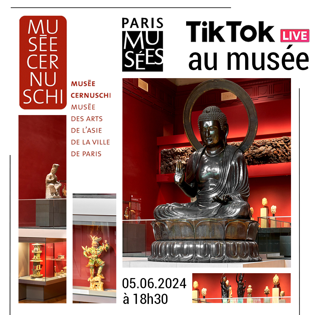 | PARIS MUSEES EN LIVE J-5 | 🎥🔴 ✨ Rendez-vous ce mercredi 5 juin à 18h30 pour un #live en direct du Musée Cernuschi ! Venez découvrir le musée en compagnie du conservateur Maël Bellec et Aartemis. Pour ne rien manquer, c'est ici : bit.ly/LiveauMuseeCer…
