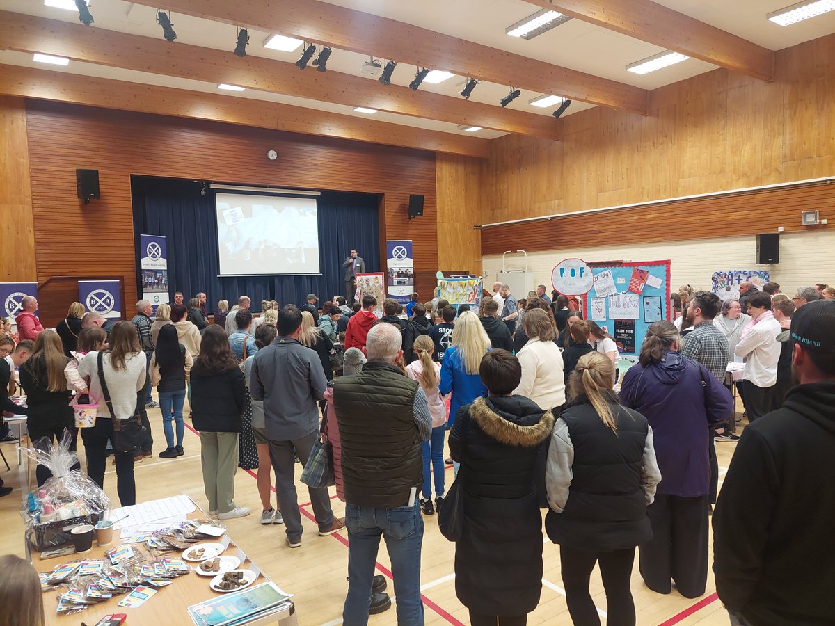 BanffAcademyBXA's tweet photo. WOW! We had a huge turn out for our S1 Project Based Learning Showcase! Our S1's expertly showcased their beautiful work from the four projects this year from their Doorstep Explorer's website, Make a Stand Ted Talks, Survive or Thrive Nature Books &amp; their Dark Side of Chocolate. https://t.co/DHZD0K7N8c