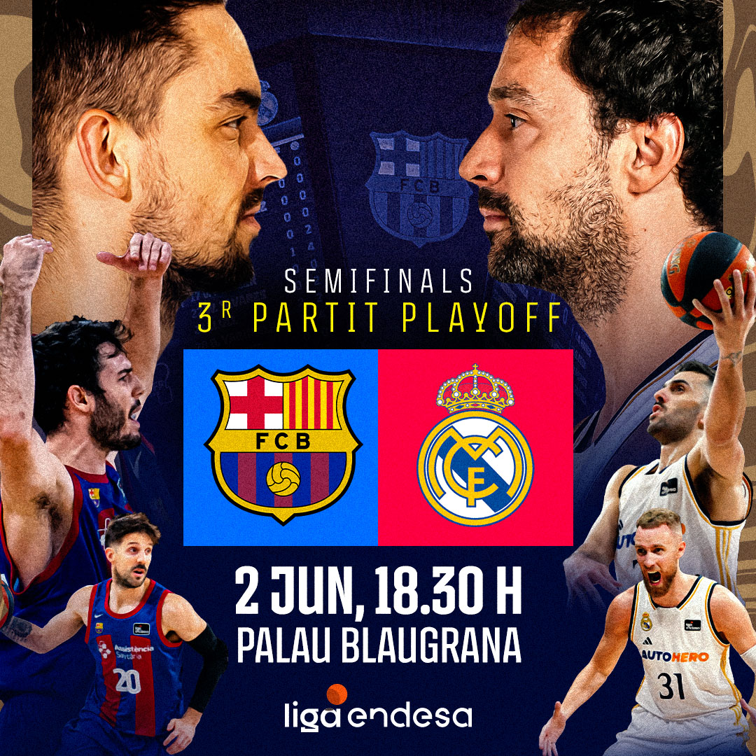 COMPRA LES TEVES ENTRADES PER AL PARTIT 3⃣ AL PALAU 🔥 🎟 barca.link/7vW550RTaec