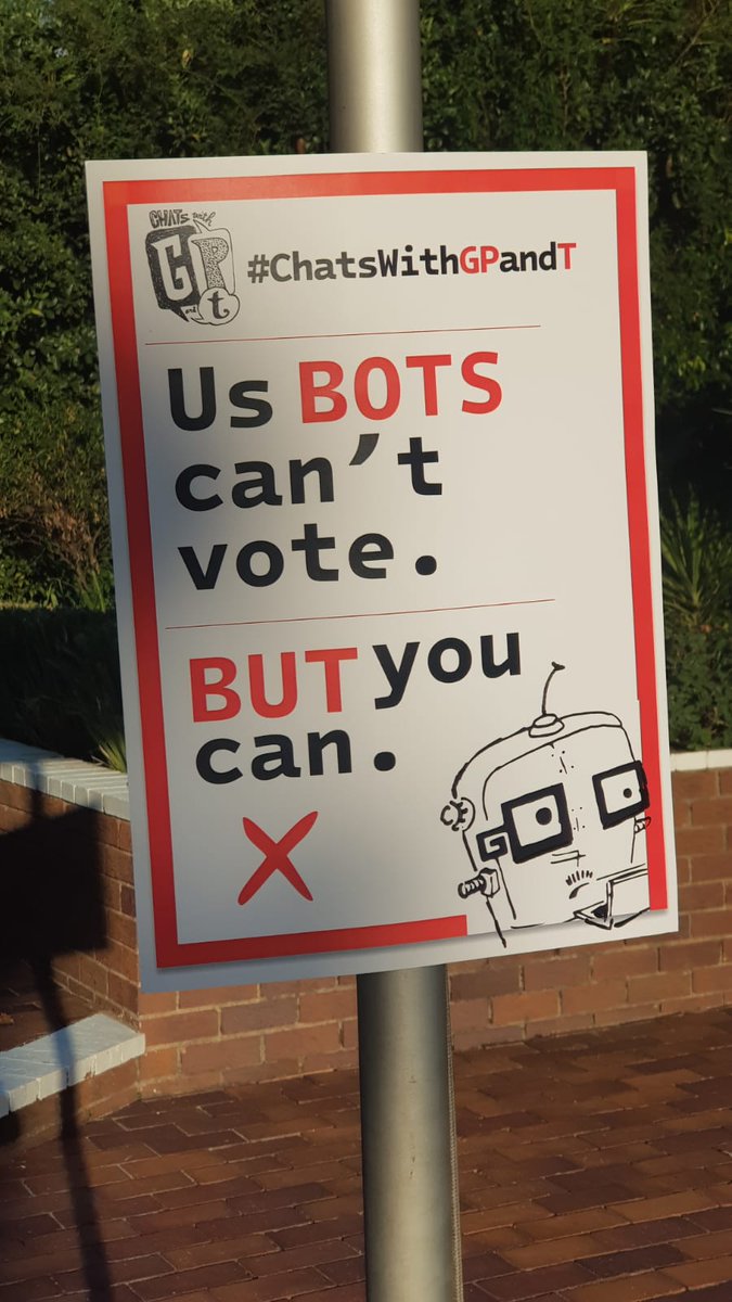 ChatsWithGPandT's tweet image. 🚀 Empowering the Future! 🚀

As part of our "Chats With G, P, and T" project, we are excited to share our new campaign posters designed to encourage youth and uninspired voters to make their voices heard. Voting is a powerful tool for change, and we believe that every vote…