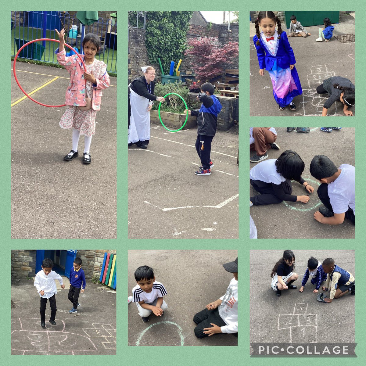 Y2 are enjoying our Victorian Day. #sthpcelebrate #sthphuman