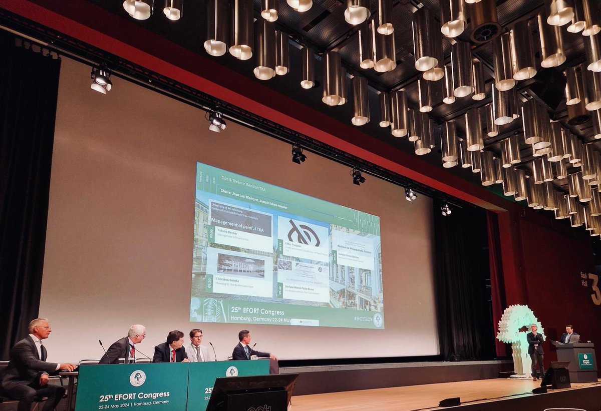 #ICAR presente en el 25 Congreso Europeo de Traumatología y Cirugía Ortopédica #efort2024, donde <a href="/drmoyaangeler/">Dr. Joaquín Moya-Angeler</a> moderó una sesión de revisión de prótesis total de rodilla. 
.
#Traumatología #Medicina #knee #rodilla #cirugía #kneereconstructionsurgery #orthopedics #madrid #murcia