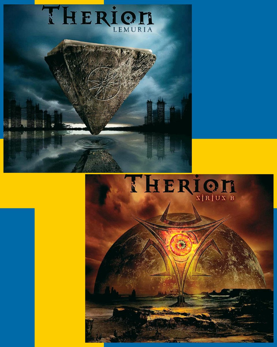 DrumsSerry's tweet photo. THERION 🇸🇪
LEMURIA &amp; SIRIUS B 📀 📀

two Therion Albums Released Simultaneously on May 24, 2004. These albums represent a perfect balance between Classical Music, Opera, Rock and Metal. More than 170 Musicians participated in the creation of Lemuria and Sirius B. 🤘🏻🎸🎶🎻#Therion https://t.co/pFORy1X1jD