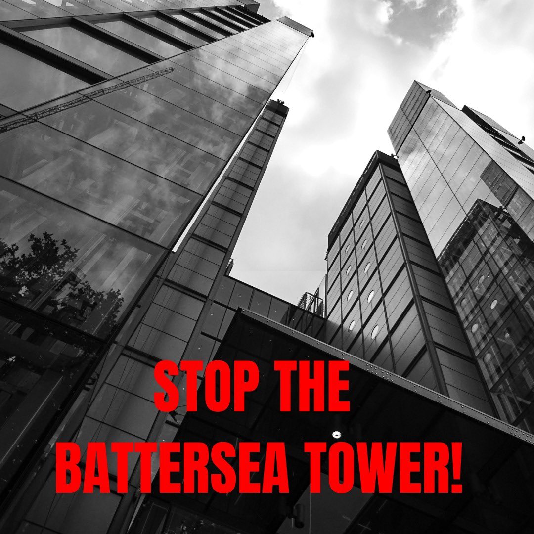 GregHands's tweet photo. Stop the Battersea Tower!

This will have a bad impact on Chelsea &amp; local residents will oppose. 

- Huge Tower on the Thames
- Construction impact on Battersea Bridge
- wreck Thames views

More here: 

https://t.co/LJjDEkhWV3

Sign my new petition 👇 

https://t.co/C5ucLxxDyT https://t.co/FzcDM3r1Pc