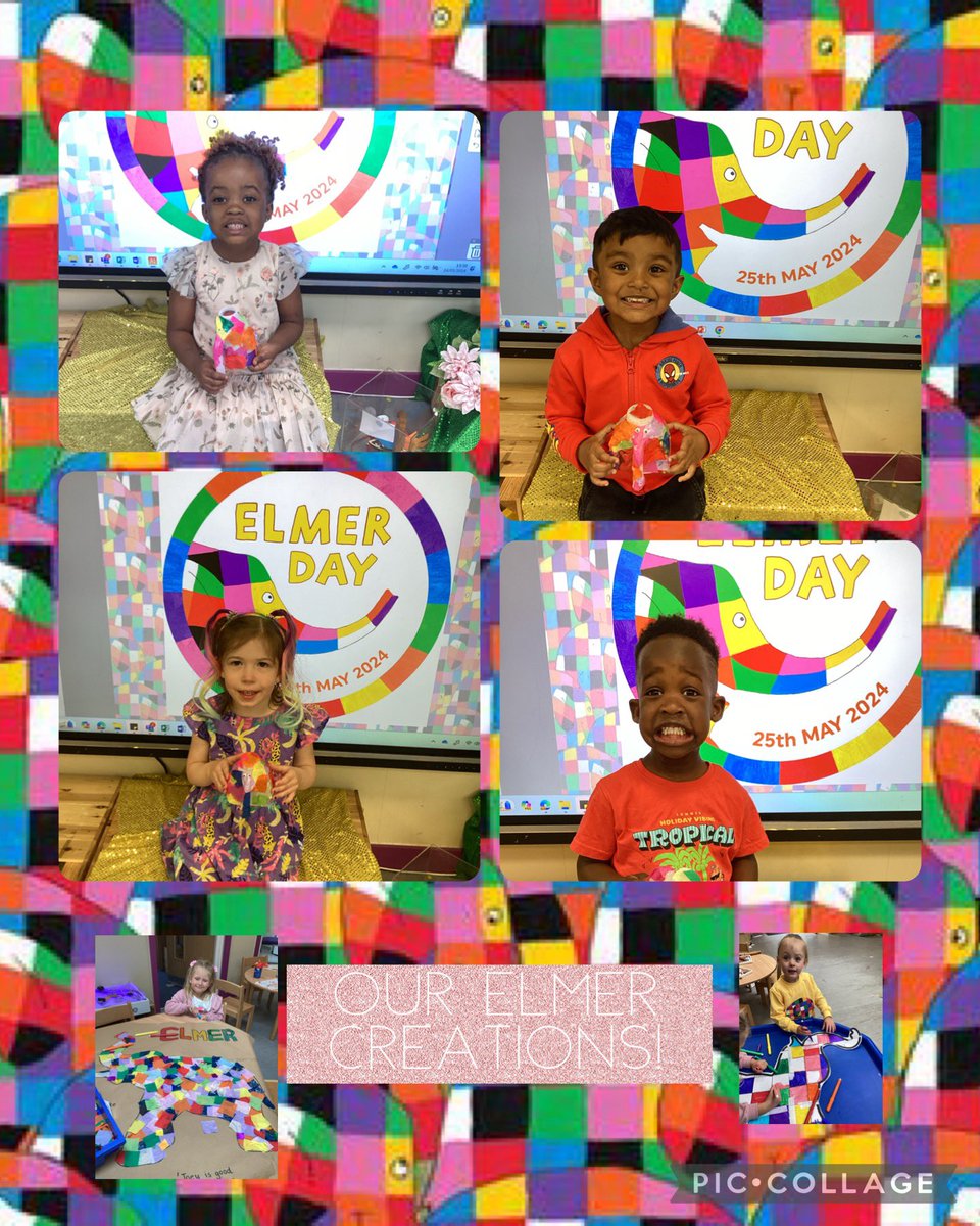 sjohnvianney's tweet image. Elmer Day! #SJVNursery #earlyyears #expressiveartsanddesign