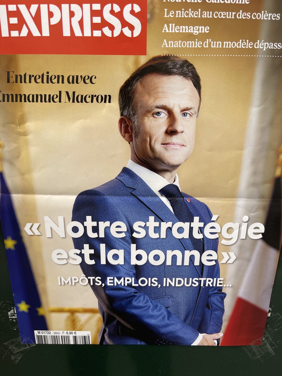 J’ai jamais vu cela un Président de la République aussi déconnecté de la réalité ! Plus de 3000 milliards de Dettes pour la France soit 25% de la dette européenne des chiffres de faillites jamais atteints un FMI qui nous dit que le déficit déjà énorme va augmenter ! Ah ! Bon!