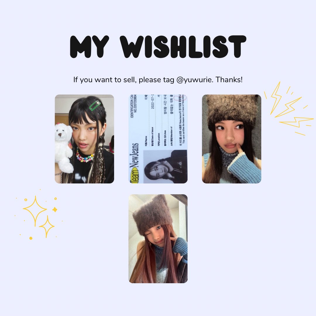 yuwurie's tweet photo. wtb lfs ph 

hyein pcs
- pref at least 2 pcs from one seller
- not sensi
- reply/dm me !!

tags: teddy weverse poke cheek id card omg https://t.co/pT4zNDCHu1