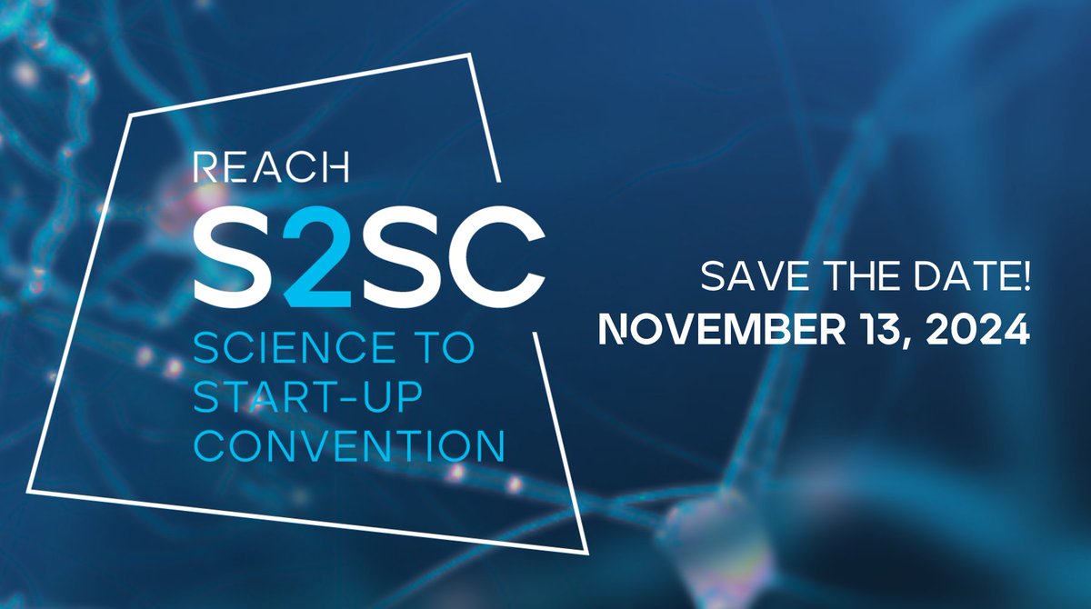 📢 Save the date! Our Science to Start-up Convention will occur again this year on November 13. Since it's still quite a while away, it's best to mark the date in your calendar now! 🗓️