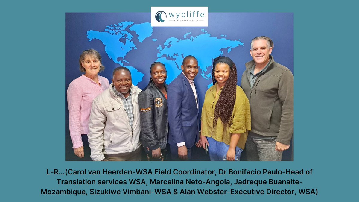 WycliffeSA's tweet photo. We are pleased to introduce the field coordination team, pictured here with our Head of Translations and Executive Director. The teams gathered in Johannesburg for a week of training.
#WycliffeSA #Wycliffe #Bibletranslation #WSATeam #Godineverylanguage https://t.co/OcOR6KRK5d