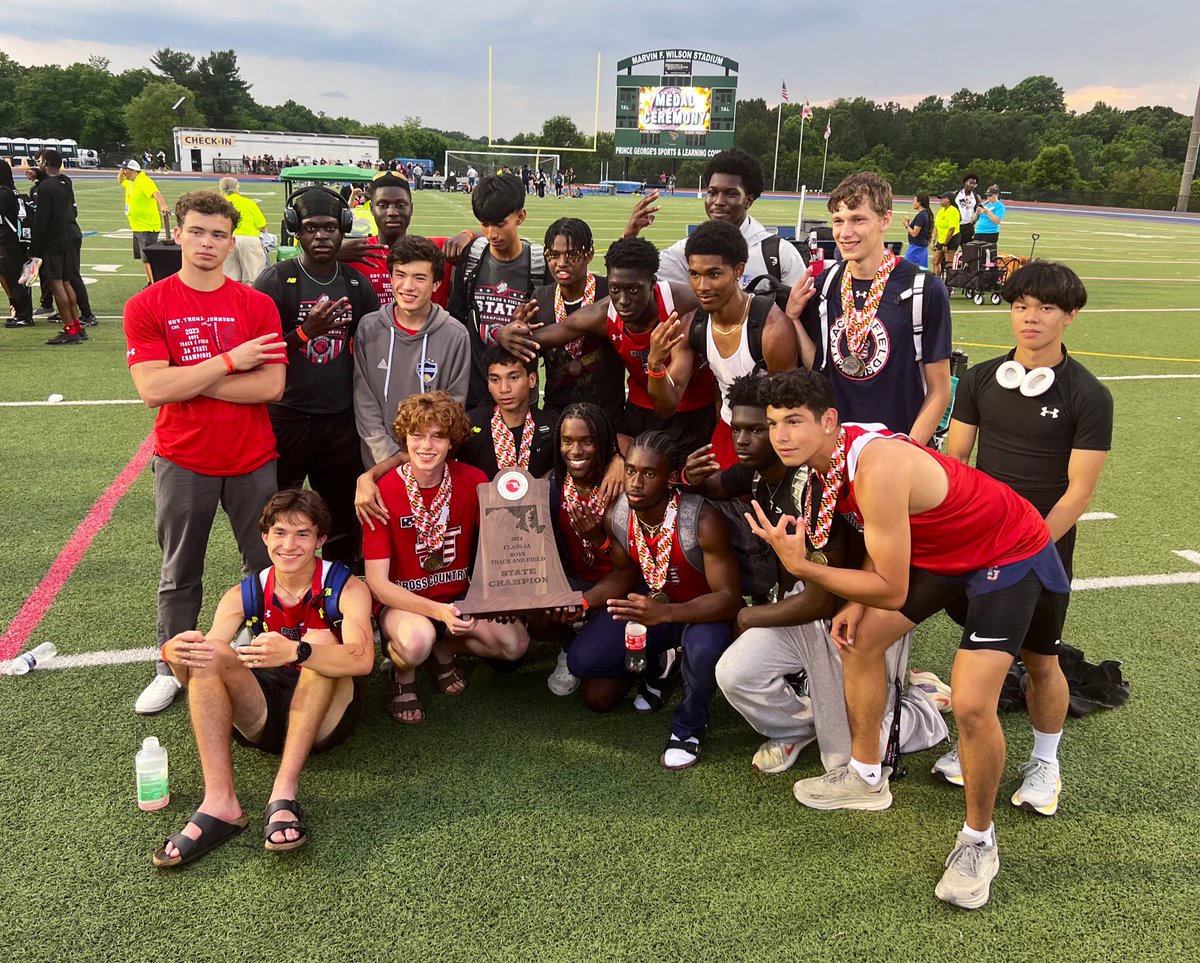 Kevin Kendro, CMAA (@fcpsathletics) on Twitter photo Congratulations to your 2024 <a href="/MPSSAA_Org/">MPSSAA</a> 4A Boys Outdoor Track & Field Team State Champions …
🏆 <a href="/GTJHSAthletics/">TJ Patriot Athletics</a>
<a href="/FCPSMaryland/">FCPS-MD</a> <a href="/TJ_PatriotsAD/">Mike Chavez</a> <a href="/FrederickSports/">Frederick Sports</a> <a href="/MilesplitMD/">MilesplitMD</a> Congratulations to your 2024 <a href="/MPSSAA_Org/">MPSSAA</a> 4A Boys Outdoor Track & Field Team State Champions …
🏆 <a href="/GTJHSAthletics/">TJ Patriot Athletics</a>
<a href="/FCPSMaryland/">FCPS-MD</a> <a href="/TJ_PatriotsAD/">Mike Chavez</a> <a href="/FrederickSports/">Frederick Sports</a> <a href="/MilesplitMD/">MilesplitMD</a>