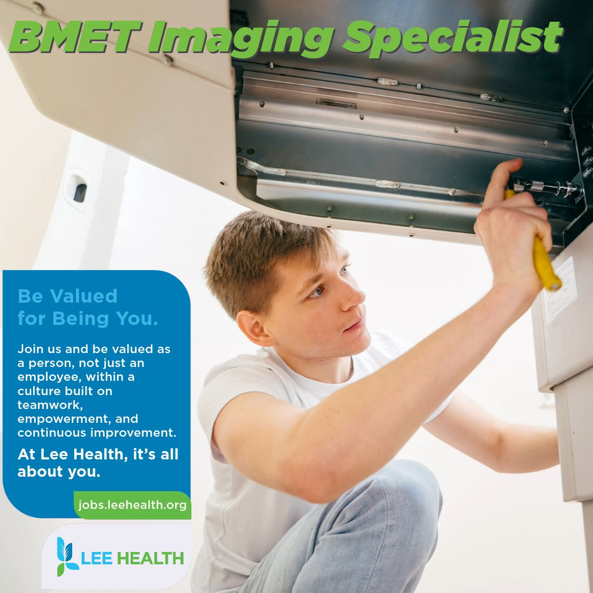 Are you a BMET Specialist with experience in radiology equipment? Lee Health has a great career opportunity for you! Learn More: buff.ly/4167bt7 Questions? Email: Becky.Kennedy@LeeHealth.org #BMET #Radiology #LeeHealth #Career #FortMyers #Florida