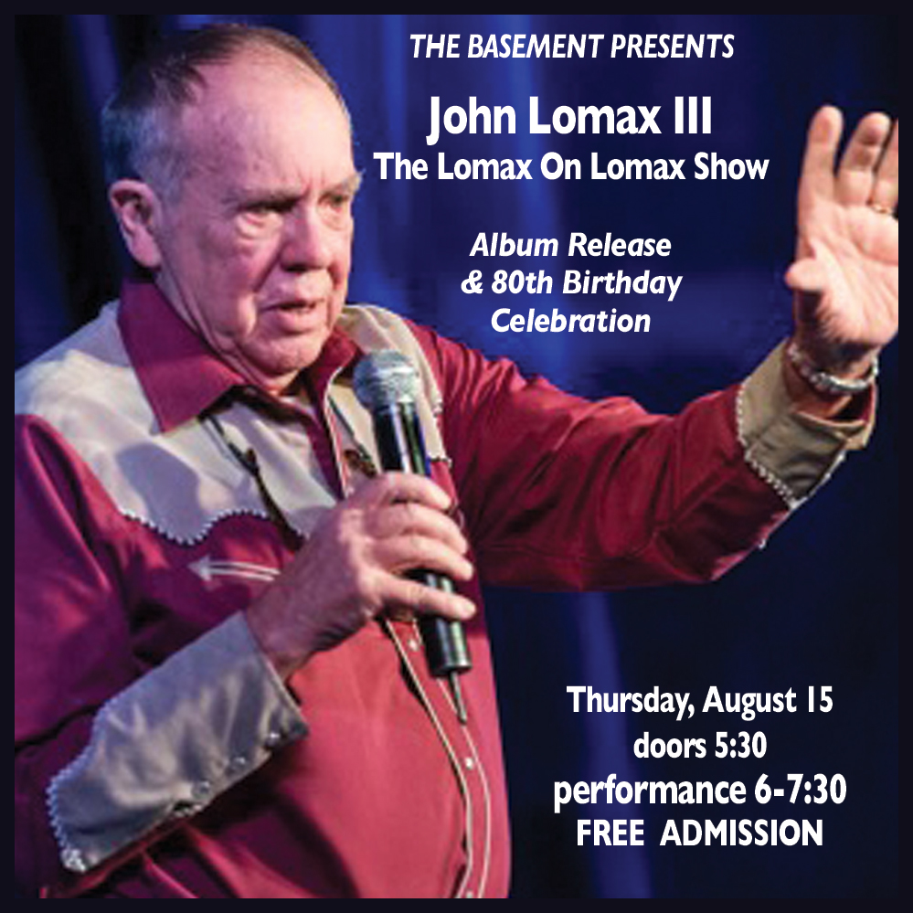 JUST ANNOUNCED!! @johnlomaxiii will be in the house on August 15. Tickets are on sale now: thebasementnashville.com 🎫
