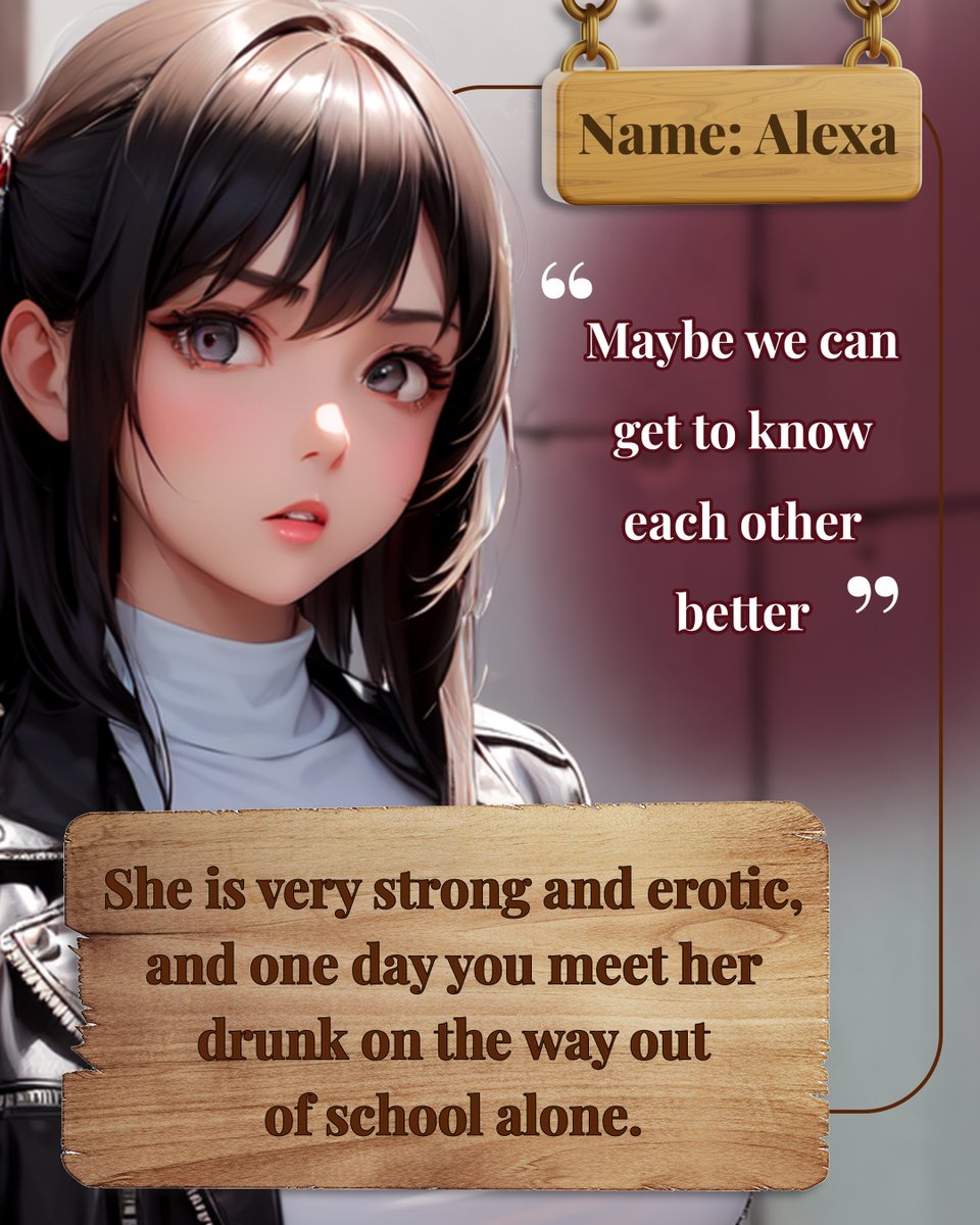 🫡Who is she? A new friend?
🖐️Everyone knows she's a bad girl, but... Why were you suddenly called by her?

👏Name: Alexa
😊Brand new character and plot! 
😆Come to balaai to chat with her, find out together exactly what she wants to say!
#BALAAI #aicharacter #airfriend #aichat