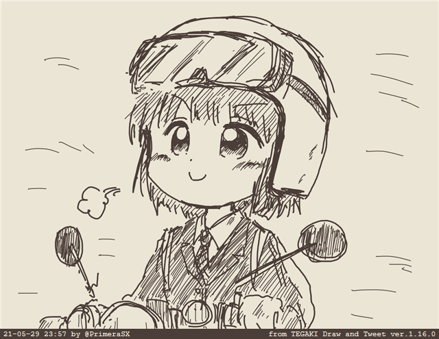 tegakiしかやってないころだなぁ～ #みなさん3年前の今頃はどんな絵描いてましたか 
