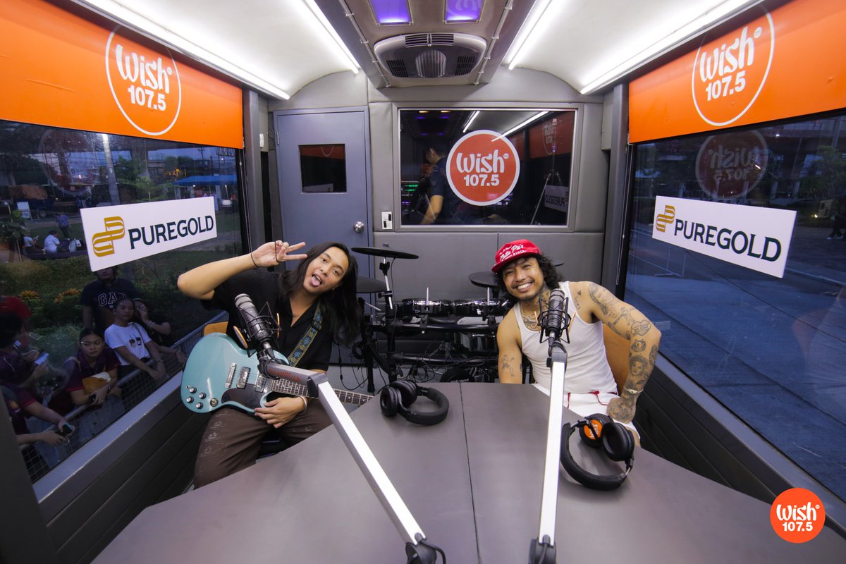 Filipino-Canadian crooner @RUSSELLislovely showcased his penned tracks, 'Honey I'm Home' and 'I'd Be Nothing Without You,' on his first-ever Wish Bus experience.