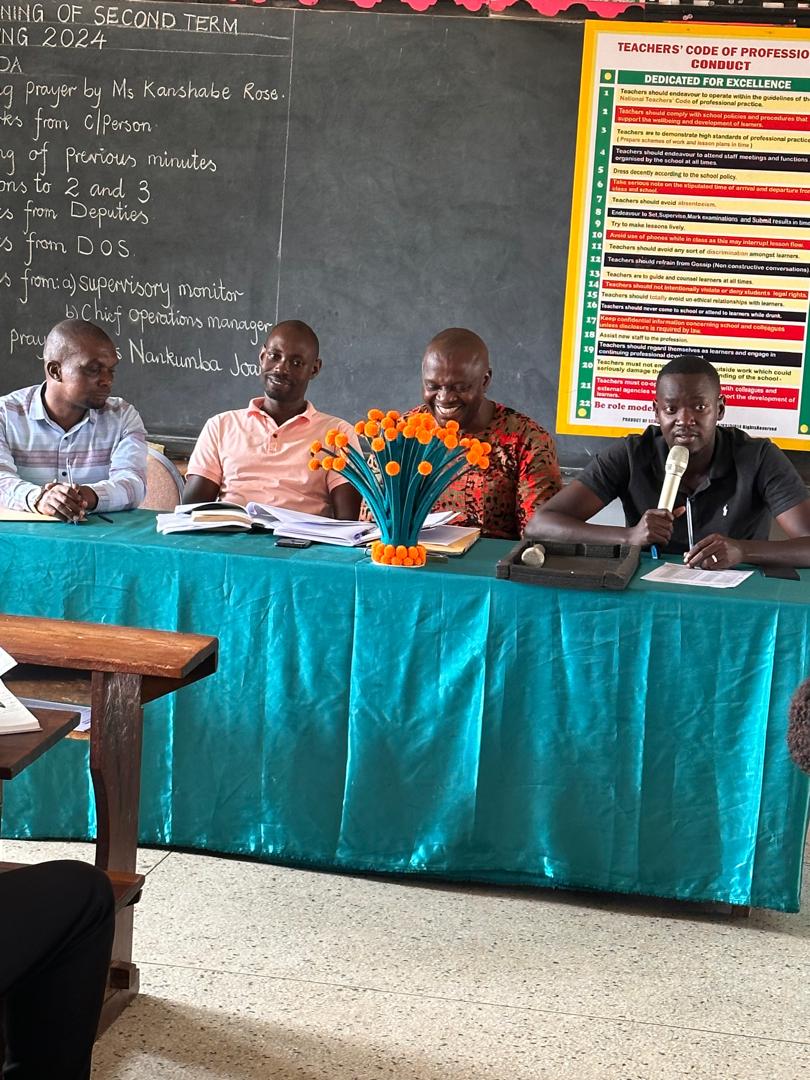 kqprimaryschool's tweet photo. Success starts with proper planning! Our Beginning of Term II #teachersmeeting is #HappeningNow, bringing our team together to align minds, shape futures, and drive student success!ππ#investineducation
#Sasha #Etania #McOllo #FreakyFriday #UNEB #Marriage #Rita #Phaneroo #CCTV https://t.co/101wj1QMnW
