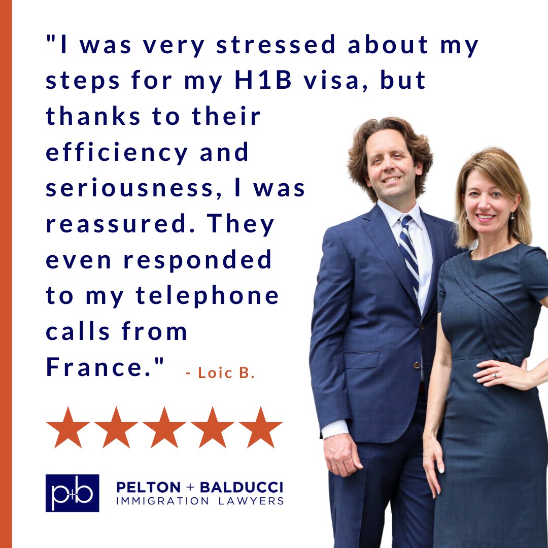 At Pelton + Balducci, we believe that it’s a waste of human potential for bureaucratic obstacles to stand in the way of advancement, and we believe that families should be together. Learn more about our work: 

pbimmigration.com/case-studies/

#NewOrleansImmigration #ImmigrationLaw