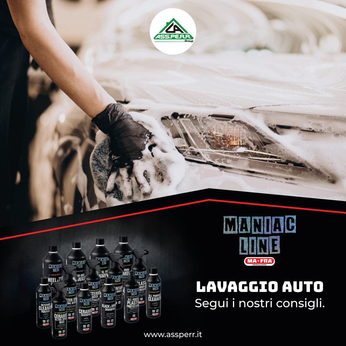 ASSPERR's tweet photo. 🚗 Rendi il lavaggio della tua auto un'esperienza impeccabile con i prodotti Maniac Line! Provali ora! 🚗
Segui i nostri consigli per il #lavaggioauto 👉 https://t.co/HbuotX0Ov2
Acquista i prodotti 👉 https://t.co/5gdeX7KTgG
#ManiacLine #carwash #mafra #cardetaling https://t.co/AUIz3lJxwR