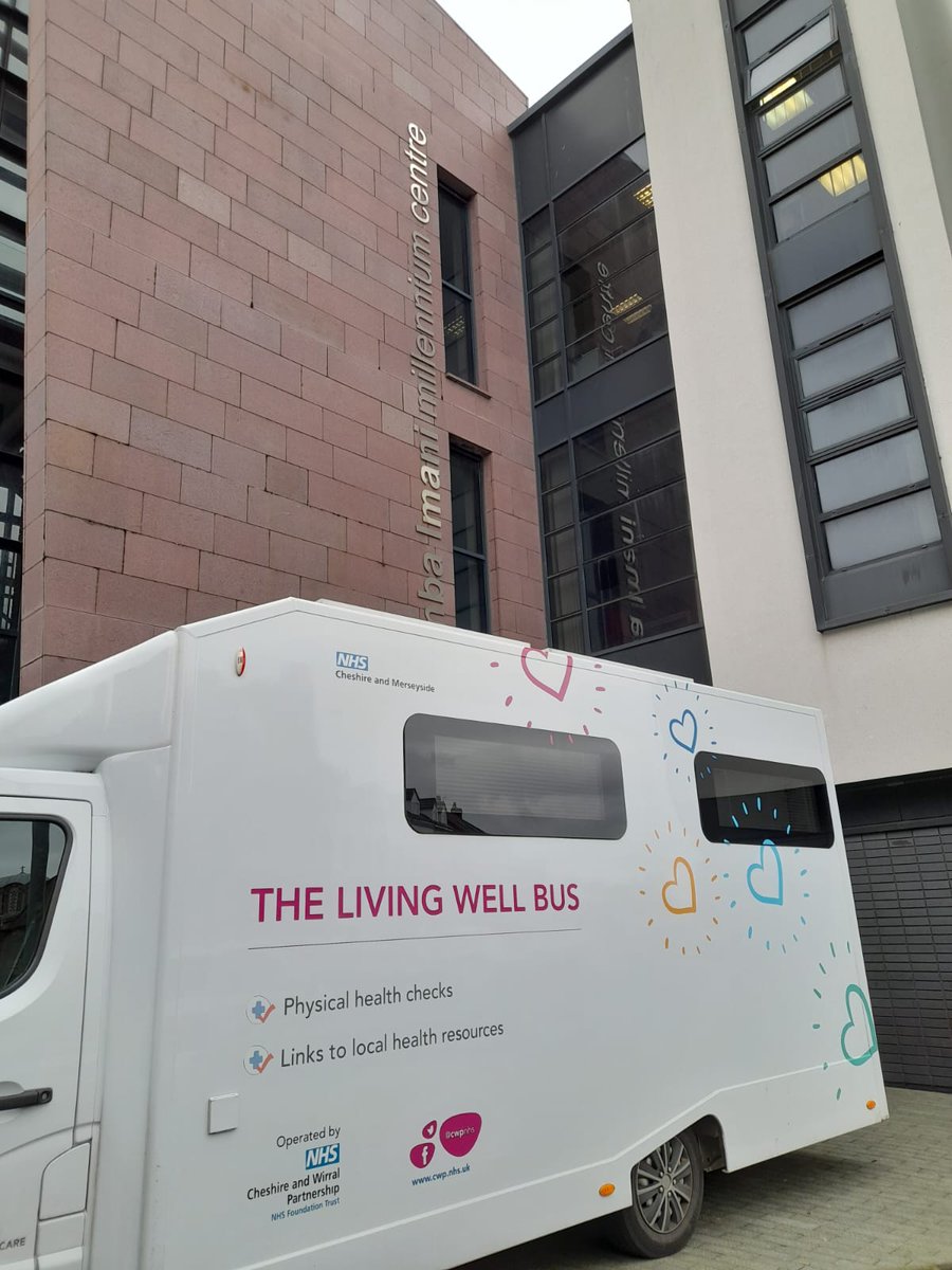NHS Living Well bus is here now! Health checks &amp; vaccines on offer until 4pm <a href="/Kuumba_Imani/">Kuumba Imani</a>
4 Princes Rd, L8 1TH