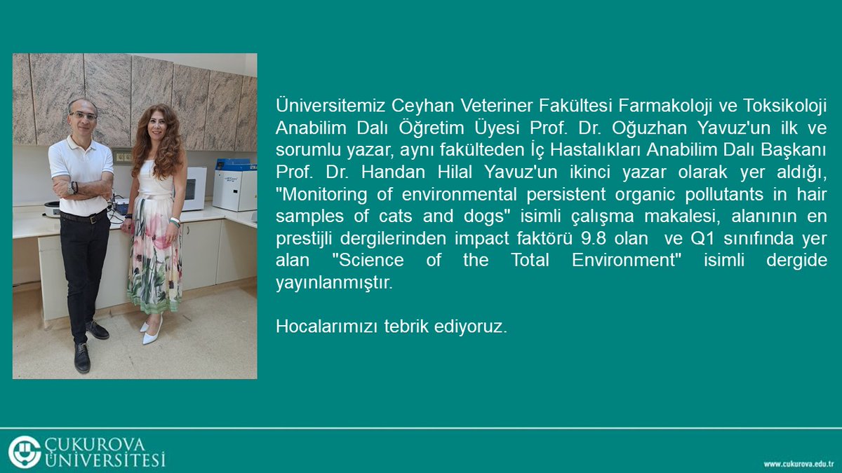 Çukurova Üniversitesi (@cukurovaedutr) on Twitter photo 