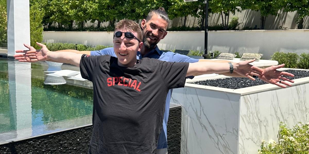 Sometimes, you have to spread your wings to ​meet your heroes. Stay tuned for exciting ​content with #SpecialOlympics athletes, swimming legend @MichaelPhelps and the @MPFoundation in the coming weeks!