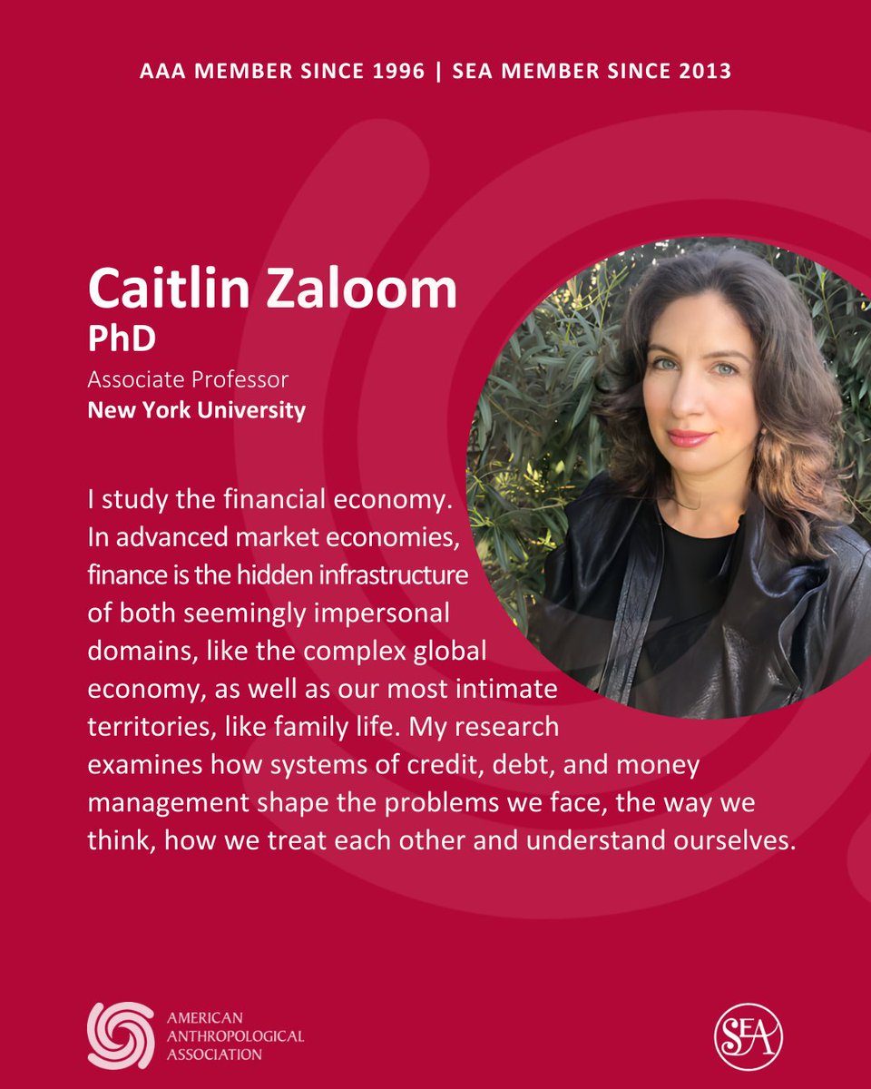 Meet @CaitlinZaloom, an inspiring #anthropologist whose work delves into the fascinating intersection of #finance, #technology, and #society. Join us in celebrating her contributions to the field of #anthropology! @nyuniversity Get to know her l8r.it/JypV