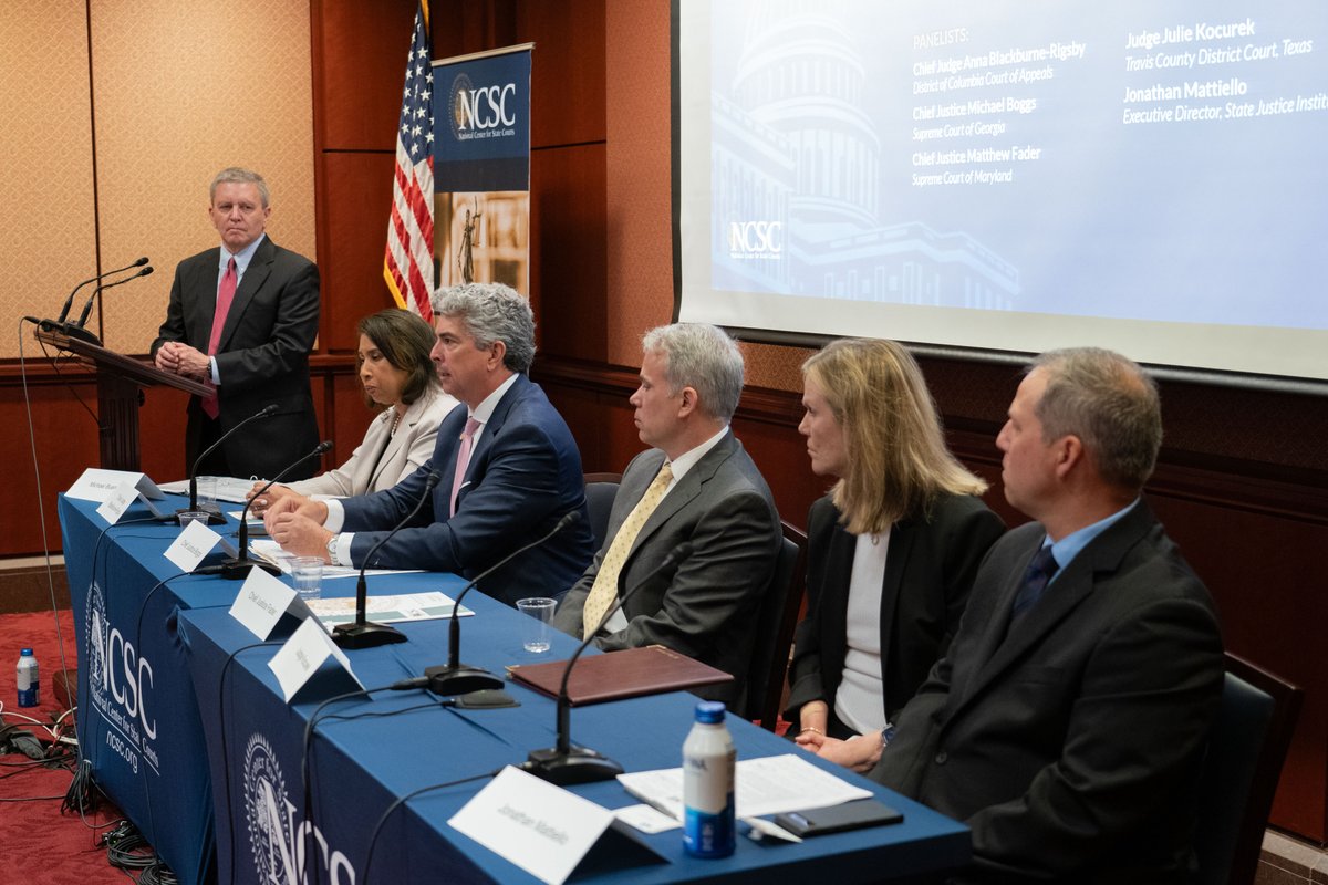 On Wednesday, #court leaders addressed rising threats and attacks against judges in a Capitol Hill briefing. Alongside Delaware Senator @ChrisCoons, they emphasized the urgent need to pass the Countering Threats and Attacks on Our Judges Act. #JudicialSecurity