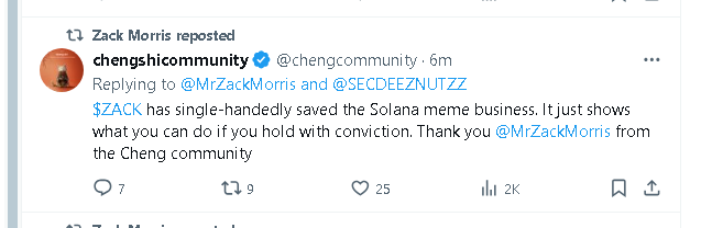 Chengshionsol's tweet photo. Thank you @MrZackMorris - We will follow in your footsteps. $cheng https://t.co/IzaYV2qNv0