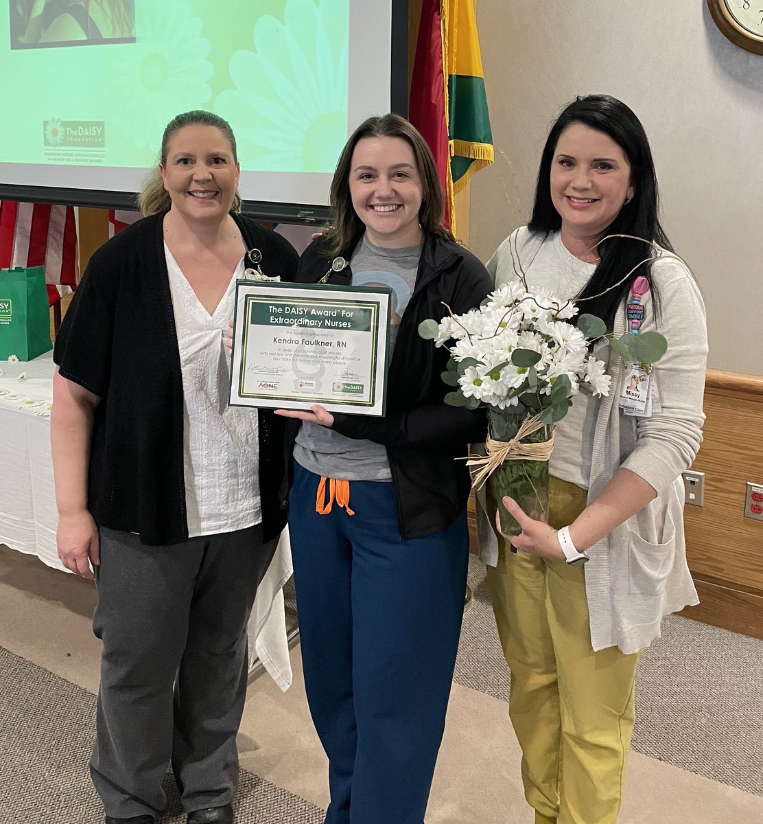 Kendra Faulkner is our 2024 DAISY Award winner! 🏆🎉 Kendra’s nominators say: 'She asks great questions, has an inquisitive mind, and addresses changes in patient status, leading to healthier kids and better surgical outcomes. She always has a positive attitude!'