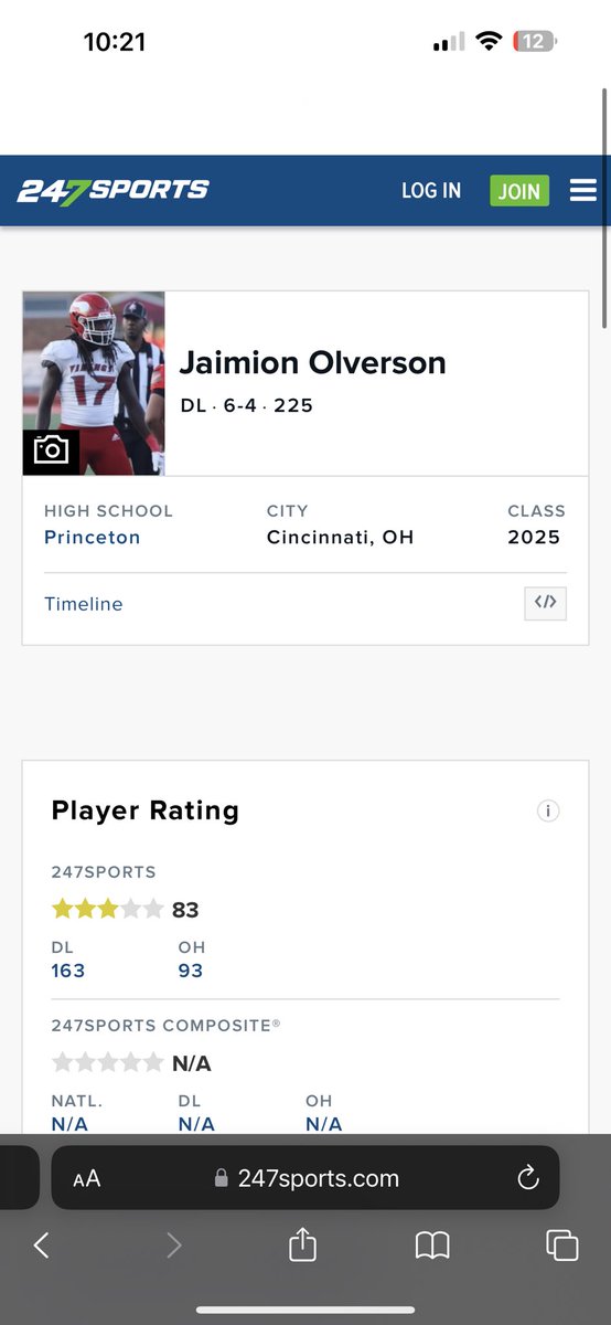 Thank you God for letting me be rated a 3⭐️⭐️⭐️ I shall prosper through you .
<a href="/MsLaToyahVikeFB/">Ms. LaToyah</a> 
<a href="/CoachParker99/">Andre Parker</a> 
<a href="/peekintensity/">Antwan Peek</a> 
<a href="/DemetricDWarren/">Demetric D. Warren</a> 
<a href="/VikeNation/">Princeton Athletics</a>